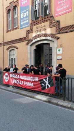 Igualment la Coordinadora Antimonàrquica de les comarques Gironines ha convocat una protesta davant de l'escola Vedruna, a la Carretera Barcelona 21 de Girona a les 9h. (12/06/2023)