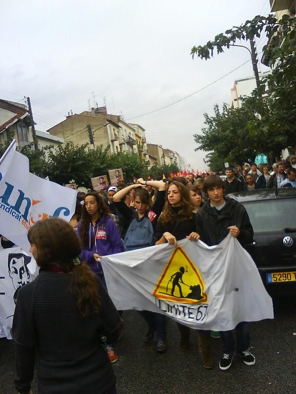 Manifestaci&oacute; a Perpiny&agrave; contra les reformes de les pensions