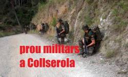 Prou maniobres militars a Collserola