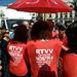 Seguimente masssiu de la vaga de RTVV malgrat "uns serveis mínims abusius"