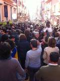 Riuades de gent inunden els carrers del centre de Palma