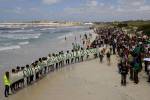 Cadena humana que ha unit fins a 10.000 persones