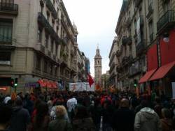 La marxa ha recorregut els carrers del centre de València