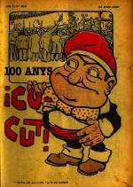 100 anys del darrer n&uacute;mero de la revista Cu-cut!