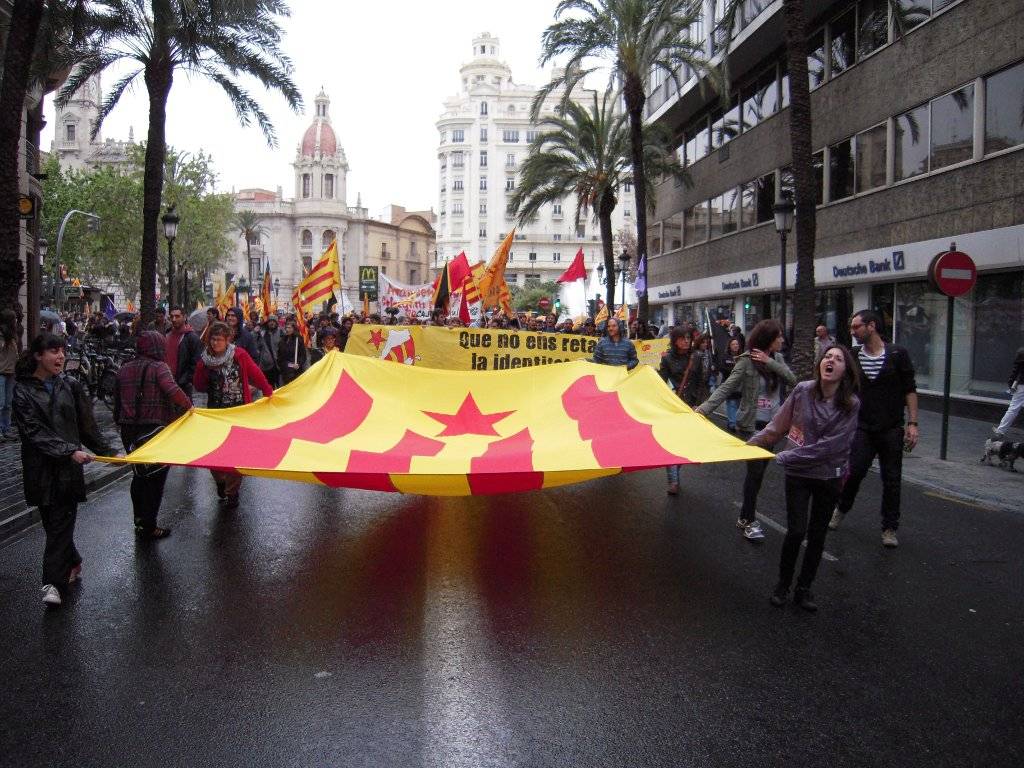 Manifestació del 25 d'abril a València