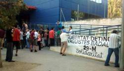 Concentració de suport als detinguts de Badalona