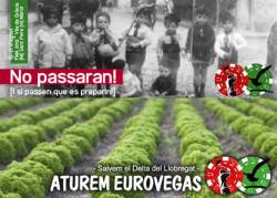 La Comissió de Festa Major del carrer Sant Pere Màrtir i l'Ateneu La Torna, festes contra Eurovegas.