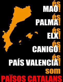 Cartell reivindicatiu dels Països Catalans