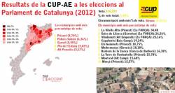 Resultats de la CUP-AE a les eleccions del 25-N