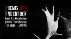 Cartell anunciant els Premis Enderrock 2013