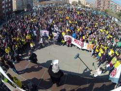 Mobilitzacions pels drets socials a Badalona i Sant Adrià