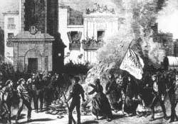 1870 Revolta contra les Quintes a la Vila de Gràcia