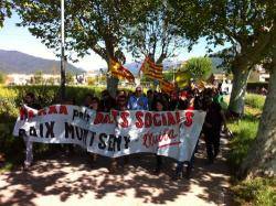 la 1a primera Marxa pels Drets Socials al Baix Montseny