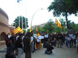 Concentració a Girona en contra la llei Wert