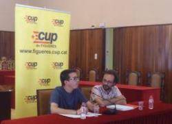 El membres de la CUP Figueres informen de la presentació de la querella