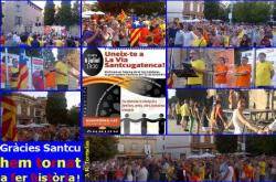 Cadena Humana a Sant Cugat del Vallès 6.07.2013