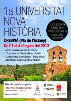 Primera Universitat Nova Història durant l'agost a Crespià