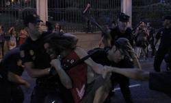 Càrrega policial a Madrid