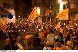 La Marxa de Torxes a Sitges va aplegar 250 persones