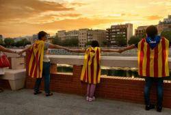 Cadena humana per la independència a Tortosa