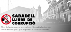 Capçalera del bloc Plataforma Sabadell lliure de Corrupció