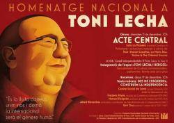 Actes de record i homenatge nacional a Toni Lecha