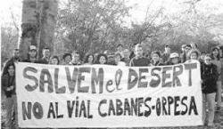 2003 Un grup de veïns boicoteja les obres del vial Cabanes-Orpesa