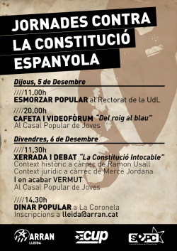Jornades contra la Constitució Espanyola