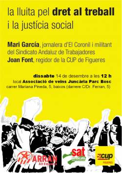 "La lluita pel dret al treball i la justícia social"