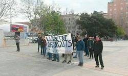Protesta davant de comissaria per les detencions de militants d'Arran a Palma en unes detencions anteriors