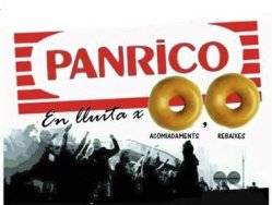Els  i les treballadores de Pan Rico en lluita
