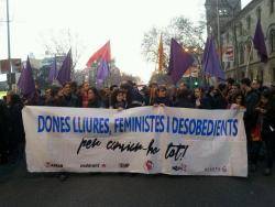 Manifestacio a Barcelona 8.3.2014