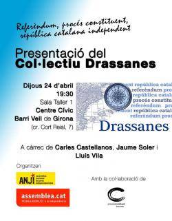 Presentació del Col·lectiu Drassanes a Girona