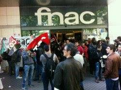 Èxit del seguiment de la vaga de CGT al FNAC El Triangle de Barcelona