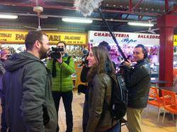 Una imatge de la gravació del documental Què ens passa, valencians !?
