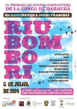 La Cultural Jordi Francolí presenta el cartell del Riubombori 2014, obra del dissenyador montblanquí Isaac Ballesté