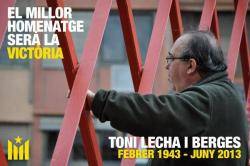 Toni Lecha, independentista i comunista gironí recordat en l'aniversari de la seva mort