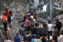 Gaza patint els bombardejos israelians. Foto: Media.cat