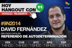 El programa Hangout de la cadena veneçolana Telesur va entrevistar ahir el diputat independentista