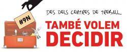 La CSC està desenvolupant una campanya als centres de treball per enfortir el procés democràtic català.