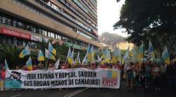 Lluita contra les prospecciones a les Costes de Canàries