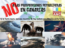 La lluita contras les prospeccions a les costes de Canàries