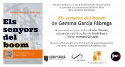 Els periodistes David Bassa i Xavier Vinader participaran a la participació del llibre de Gemma Garcia Fàbrega