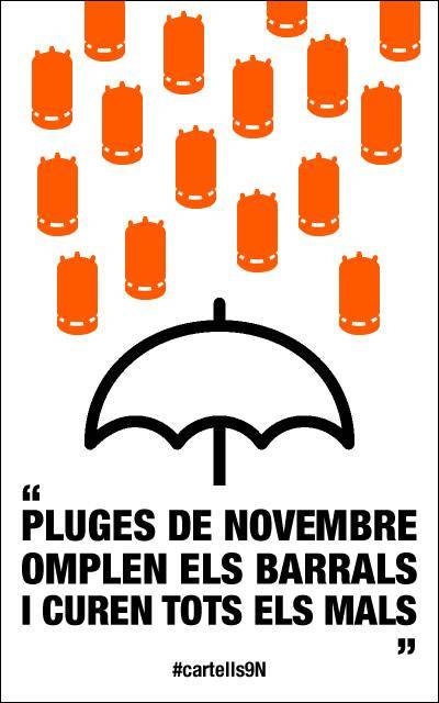 "Pluges de novembre omplen els barrals i curen tots els mals"Títol de la imatge