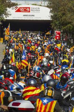 La Motorada per la Independència al Circuit de Barcelona-Catalunya