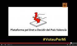 La PDaD del País Valencià difon un vídeo per mostrar el suport a la consulta del 9N
