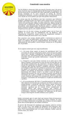 Manifest de l'Assemblea Sobiranista de Mallorca en suport del 9N
