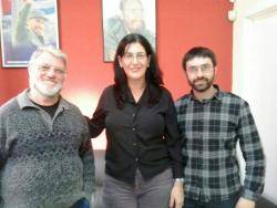 Ahir dos membres de  Poble Lliure (Roger Castellanos i Pep Musté) es van reunir amb la nova Cònsol General de Cuba a Barcelona
