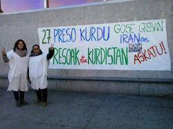 Dues dones kurdes residents a Bilbao havien d'iniciar el 24 de desembre una vaga de fam de 3 dies de durada en solidaritat amb els presos dUrmia