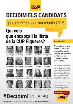Comença el període per escollir els candidats de la CUP Figueres